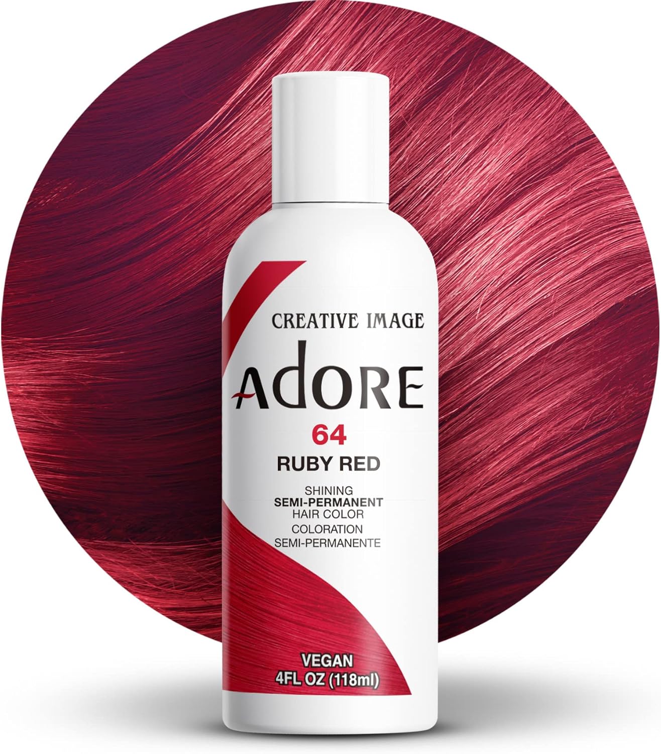 Adore Shining Semi-Permanent Hair Color – Tinte semipermanente (118 ml) | Color sin amoníaco y amplia gama de tonos