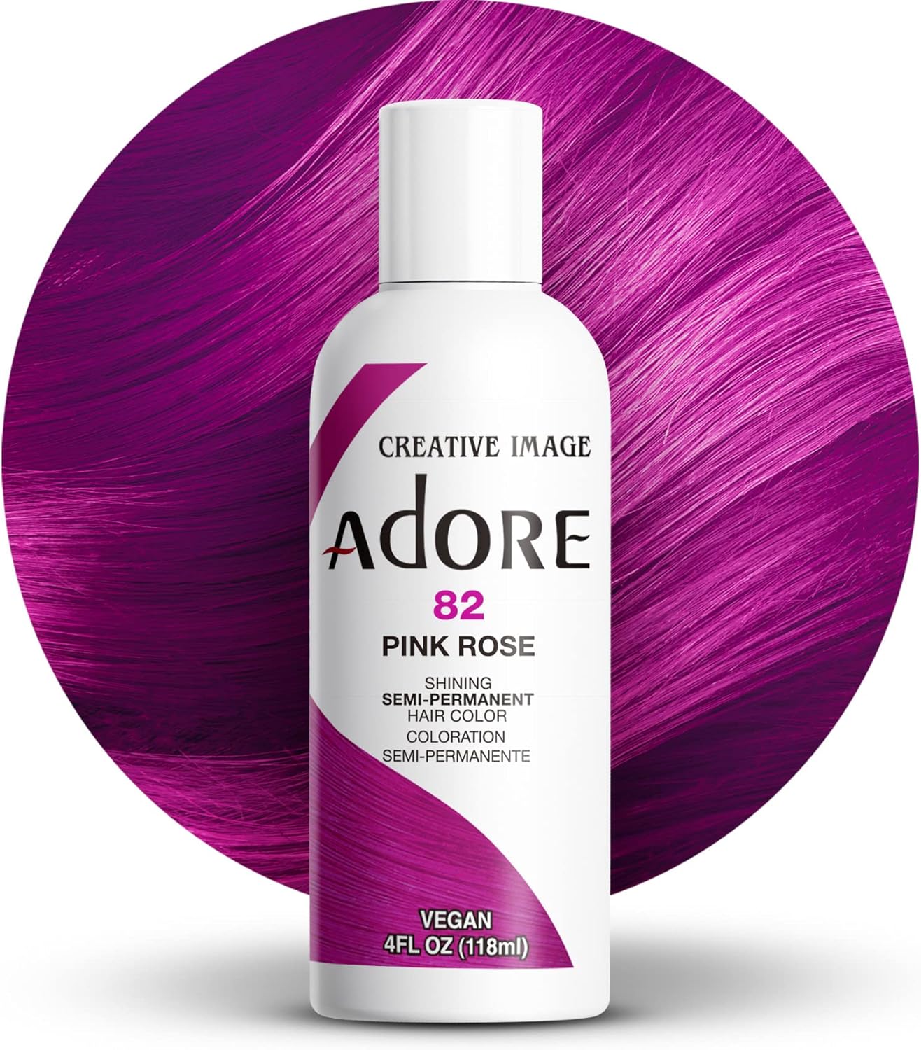Adore Shining Semi-Permanent Hair Color – Tinte semipermanente (118 ml) | Color sin amoníaco y amplia gama de tonos