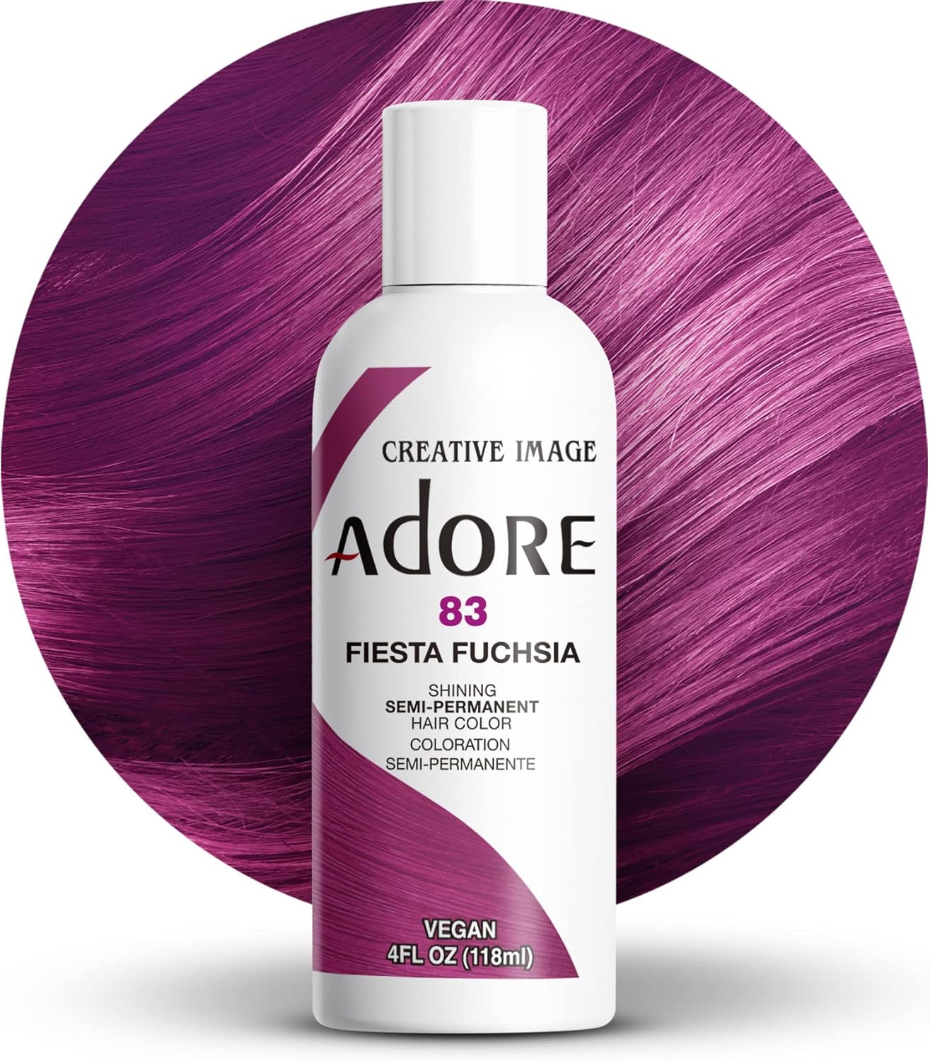 Adore Shining Semi-Permanent Hair Color – Tinte semipermanente (118 ml) | Color sin amoníaco y amplia gama de tonos