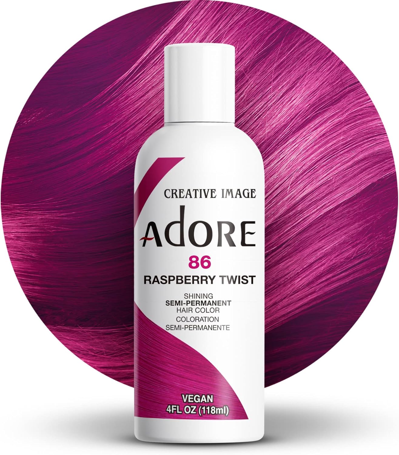 Adore Shining Semi-Permanent Hair Color – Tinte semipermanente (118 ml) | Color sin amoníaco y amplia gama de tonos
