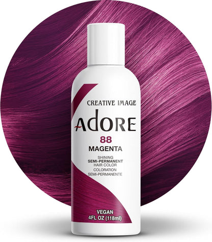 Adore Shining Semi-Permanent Hair Color – Tinte semipermanente (118 ml) | Color sin amoníaco y amplia gama de tonos