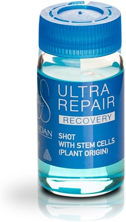 LENDAN - Recovery Ultra Repair Booster Concentrado Súper Reparador 6 x 10 ml - Cabellos muy Dañados - con Células Madre Vegetales, Ceramidas y Provitamina B5 - Repara desde el Interior y Aporta Brillo