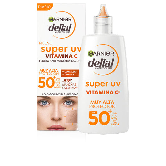GARNIER - Cosmética Facial - DELIAL SUPER UV vitamina C anti-manchas SPF50+ 40 ml