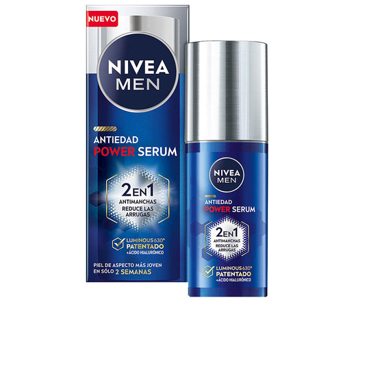 NIVEA - Cosmética Facial - MEN LUMINOUS 360º POWER SERUM 2 en 1 30 ml