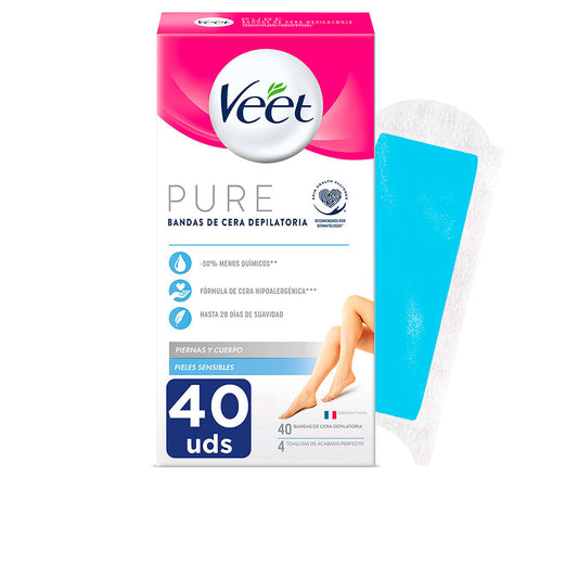 VEET - Higiene - BANDAS DE CERA PURE / (2 opciones)