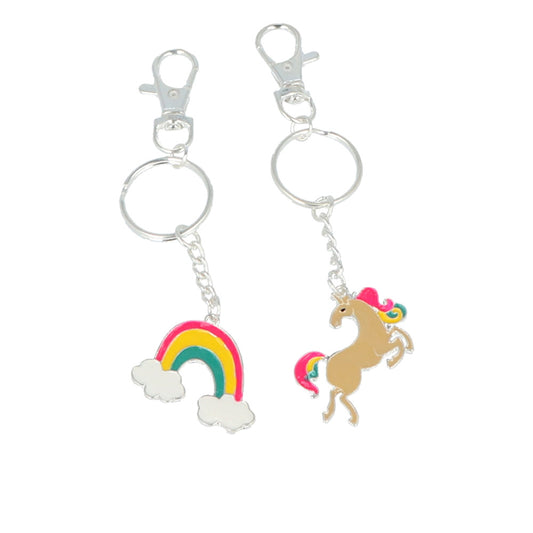 INCA - Fashion / Moda - LLAVEROS UNICORNIO-ARCOIRIS BFF LOTE