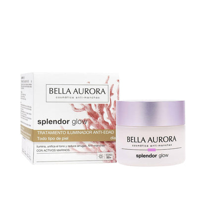 BELLA AURORA - Cosmética Facial - SPLENDOR GLOW tratamiento iluminador anti-edad día 50 ml