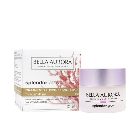 BELLA AURORA - Cosmética Facial - SPLENDOR GLOW tratamiento iluminador anti-edad día 50 ml
