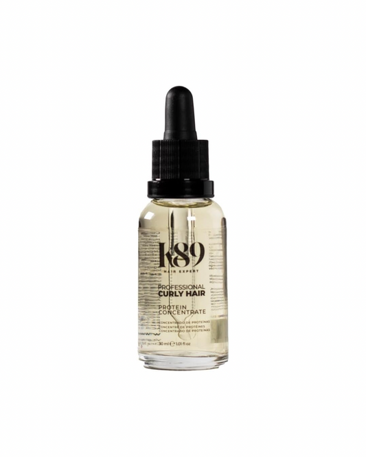 K89 - Professional Curly Hair Protein Concentrate Concentrado de Proteína con Soja y Colágeno 30 ml - Fortalece el Rizo Dañado - Método Curly