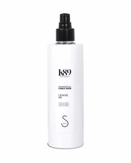 K89 - Professional Curly Hair Leave In Crema Acondicionadora sin Aclarado con Aceite de Argán 250 ml - Desenreda y Sella la Hidratación - Método Curly