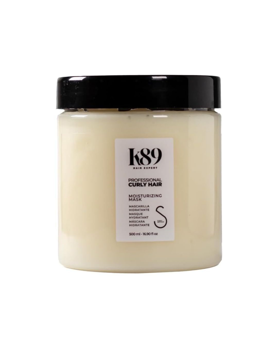 K89 - Professional Curly Hair Mascarilla Hidratante con Manteca de Karité, Aceite de Coco y B5 500 ml - Hidrata el Rizo Extraseco - Método Curly