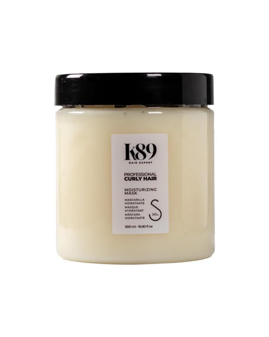 K89 - Professional Curly Hair Mascarilla Hidratante con Manteca de Karité, Aceite de Coco y B5 500 ml - Hidrata el Rizo Extraseco - Método Curly