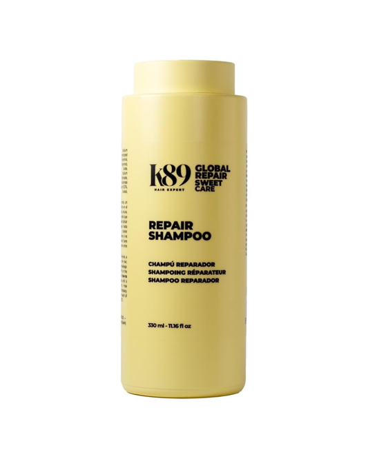 K89 - Sweet Care Repair Shampoo Champú Reconstructor con Proteínas Keravis 330 ml - Repara el Cabello Dañado por Tinte, Decoloración y Plancha - Rellena la Fibra