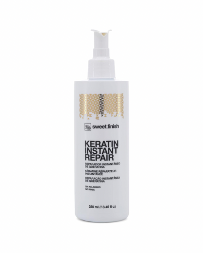 K89 - Sweet Finish Keratin Instant Repair Tratamiento Reparador de Queratina sin Aclarado 250 ml - Elimina el Frizz y Facilita el Alisado - Protección UV