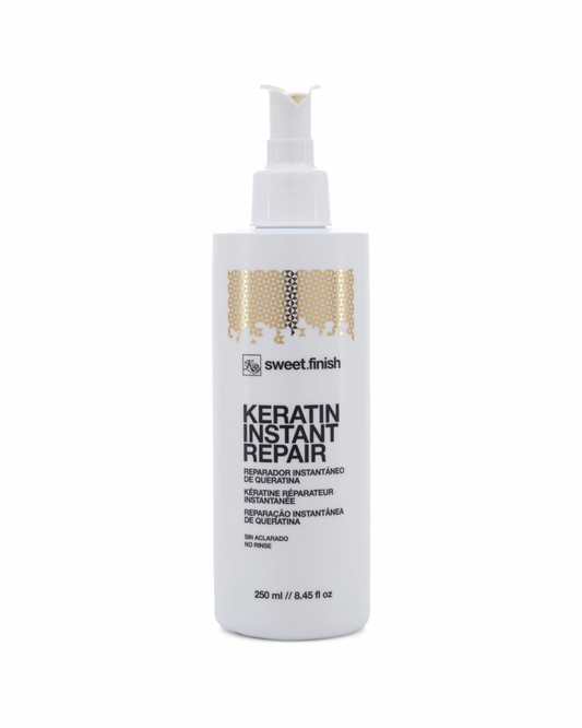 K89 - Sweet Finish Keratin Instant Repair Tratamiento Reparador de Queratina sin Aclarado 250 ml - Elimina el Frizz y Facilita el Alisado - Protección UV