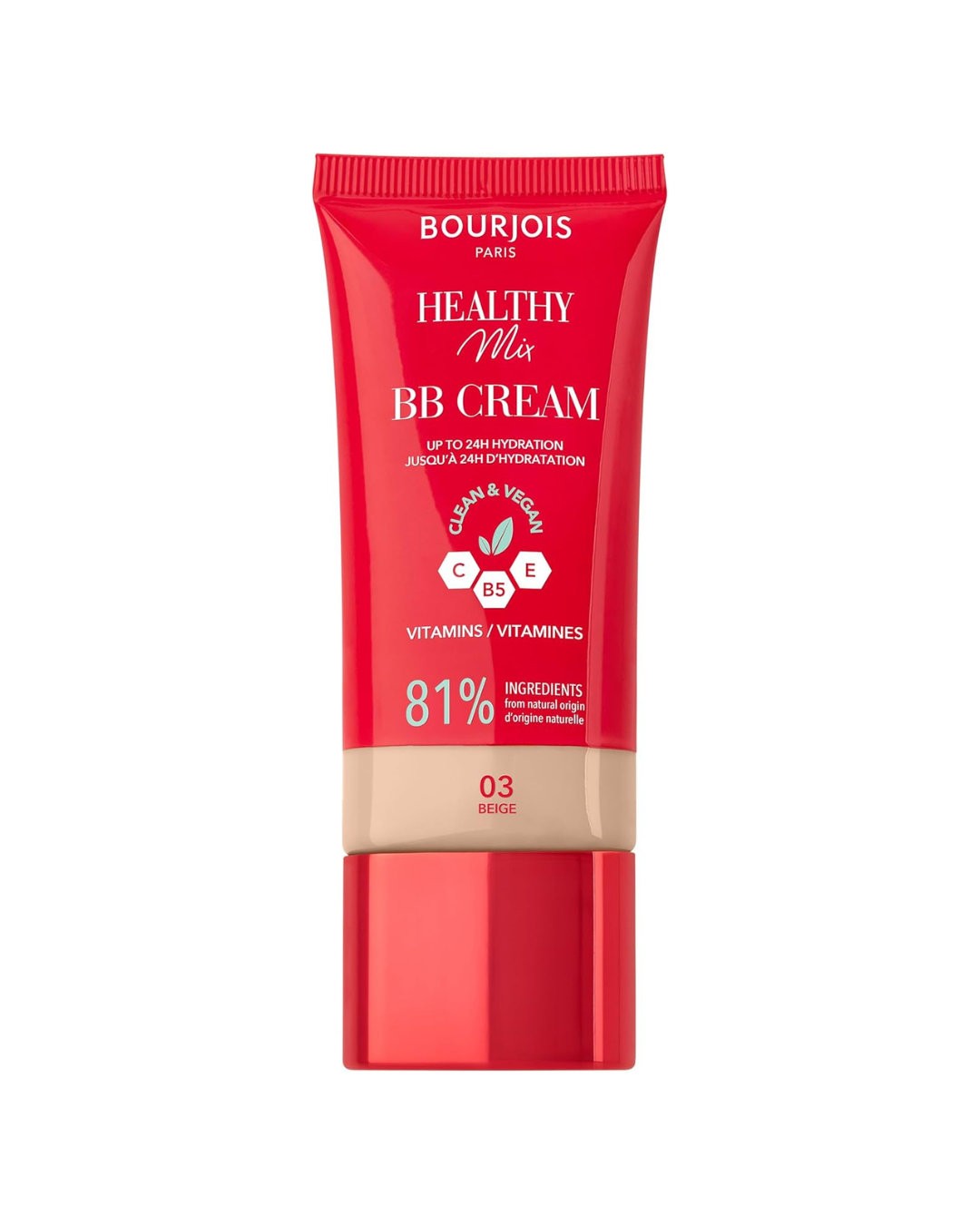 Bourjois Healthy Mix BB Cream Antifatiga Hidratante con Vitaminas A, C, E y B5 30 ml