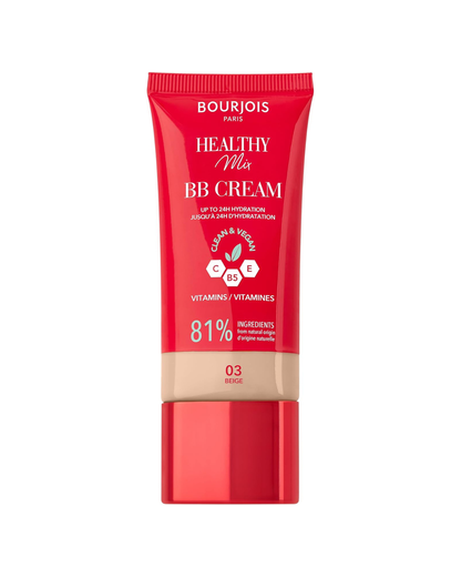 Bourjois Healthy Mix BB Cream Antifatiga Hidratante con Vitaminas A, C, E y B5 30 ml