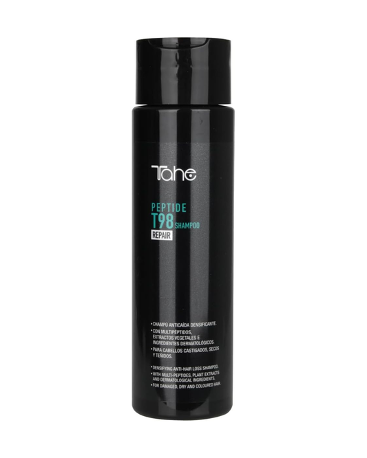 Tahe Peptide T98 – Champú Anticaída Reparador Densificante con Multipéptidos y Extractos Vegetales (300 ml)