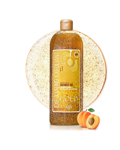 Fair & White Paris Gold Ultimate Gel de Ducha Exfoliante - Limpieza renovadora y piel más suave