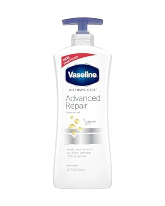 Vaseline Intensive Care Advanced Repair – Loción corporal reparadora (600 ml) | Hidratación intensiva para piel muy seca y áspera