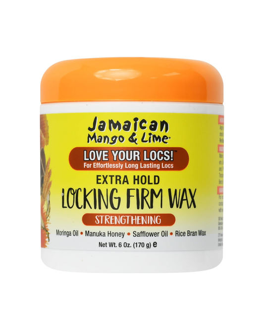Jamaican Mango & Lime Locking Firm Wax 155 g - Cera de fijación extra fuerte para locs, twists y peinados definidos