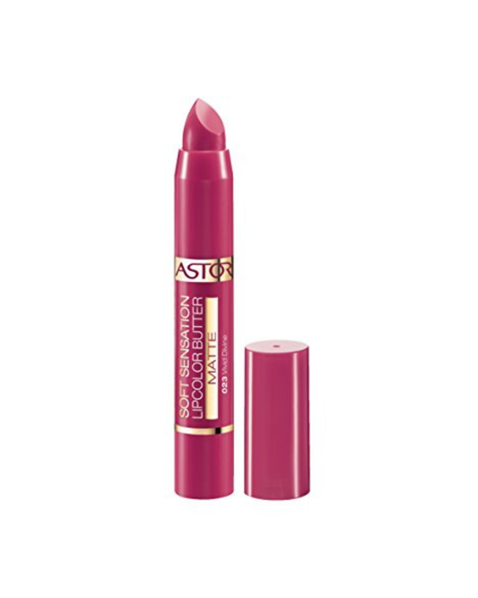 Astor - Soft Sensation Lipcolor Butter Mate – Barra de Labios Hidratante, Mate y Color 3 en 1
