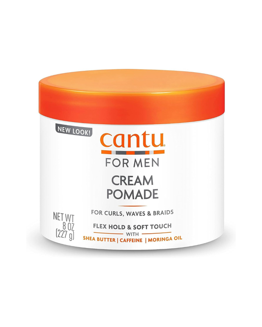 Cantu Men Crema Fijadora de Peinado con Manteca de Karité 236 ml - Fijación duradera con acabado natural