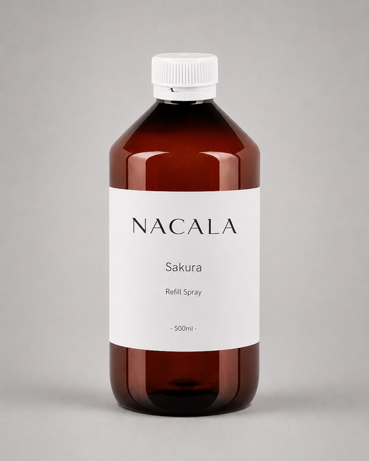Ambientador de coche 30ml NACALA - Sakura - Aroma Sensual a Flor de Cerezo y Vainilla - Floral Cálido para Dormitorio y Centros de Belleza