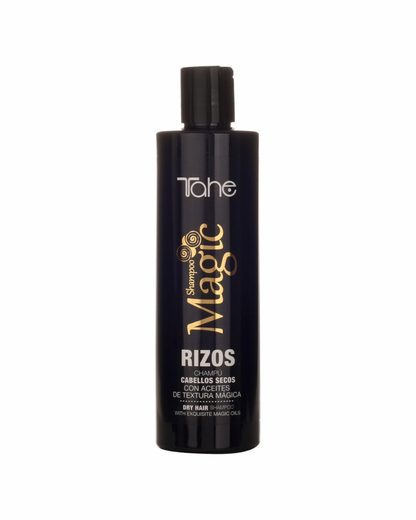 TAHE - Magic Rizos Champú para Rizos y Cabellos Secos con Queratina 300 ml - Hidratación Intensa y Control del Encrespamiento - Protege el Color