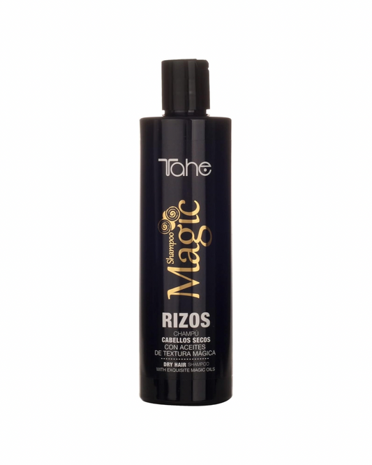 TAHE - Magic Rizos Champú para Rizos y Cabellos Secos con Queratina 300 ml - Hidratación Intensa y Control del Encrespamiento - Protege el Color