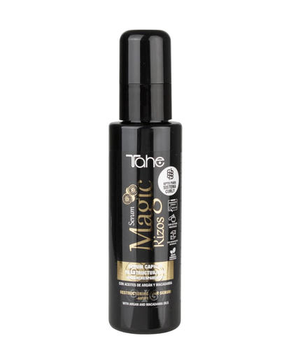 TAHE - Magic Rizos Sérum Capilar Reestructurante Antiencrespamiento 100 ml - Elimina el Frizz y Sella las Puntas Abiertas - Método Curly, Sin Peso