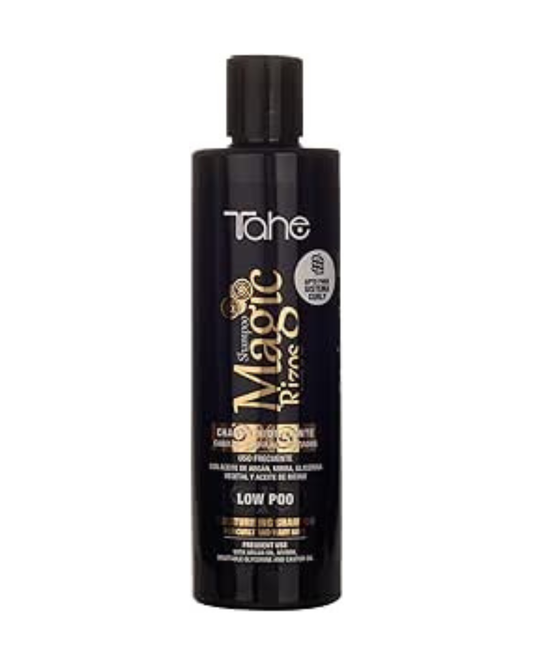 Tahe Magic Rizos Champú Hidratante Low Poo para cabellos rizados y ondulados, apto para Método Curly