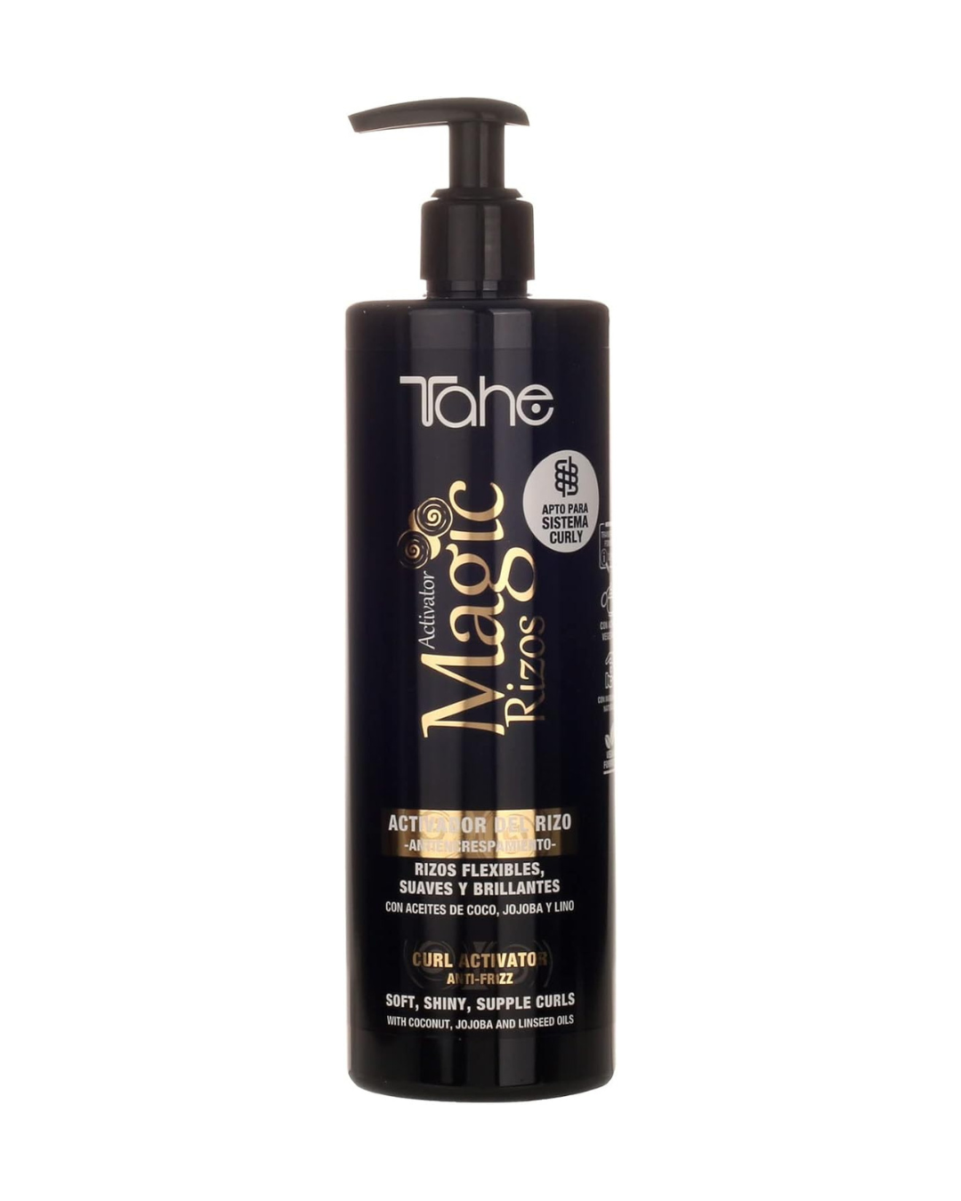 Tahe Magic Rizos Activador del rizo antiencrespamiento Activator apto para el Método Curly